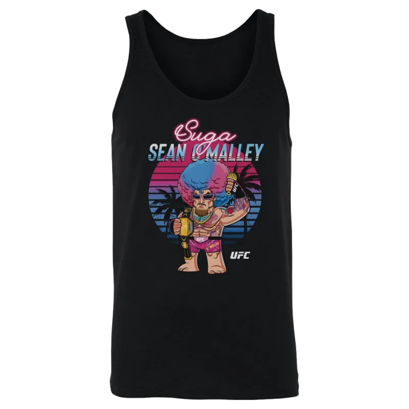 Men's 500 Level Black Sean O'Malley Big Shots Palm Trees Tank Top sold by UFC
