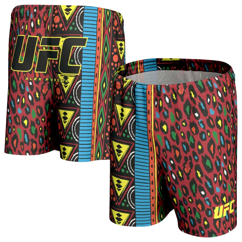 Men's ProSphere Red Alex Pereira Unrivaled Shorts made by UFC