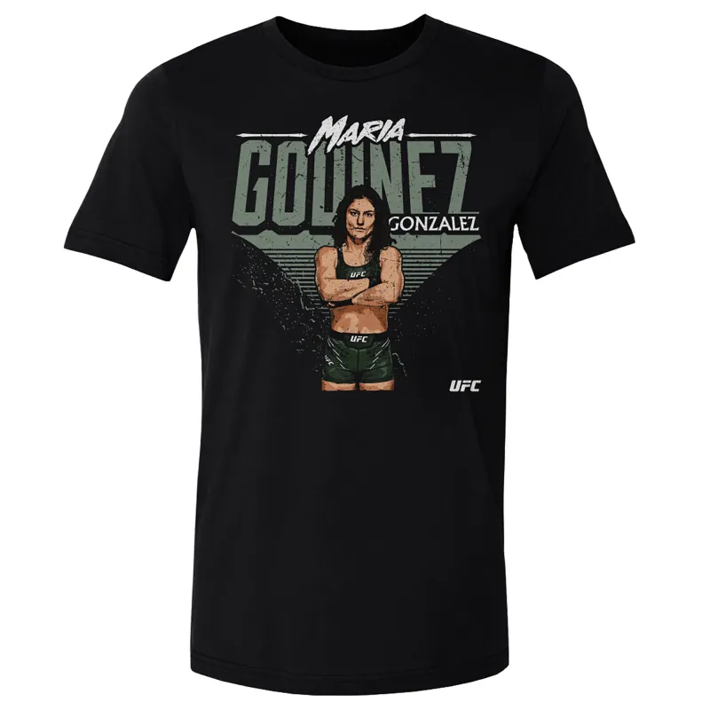 Men's 500 Level Black Maria Godinez Pose T-Shirt sold by UFC
