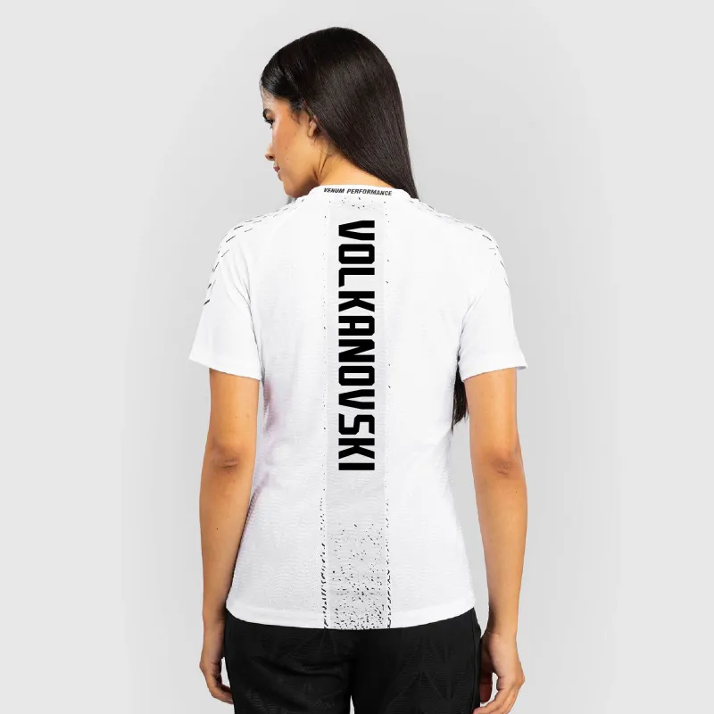 Women's UFC Zenith by Venum White Alexander Volkanovski Authentic Fight Night Walkout Jersey sold by UFC