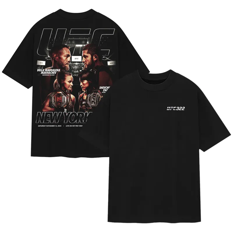Men's Black UFC 322 Matchup T-Shirt sold by UFC