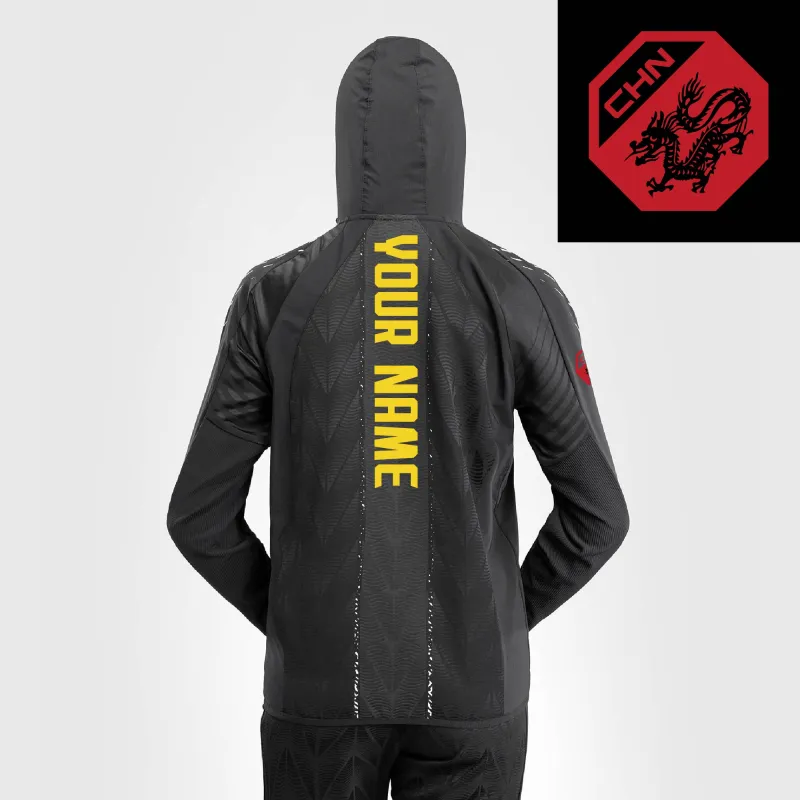 Women's UFC Zenith by Venum Black Authentic Fight Night China Personalized Full-Zip Walkout Hoodie sold by UFC