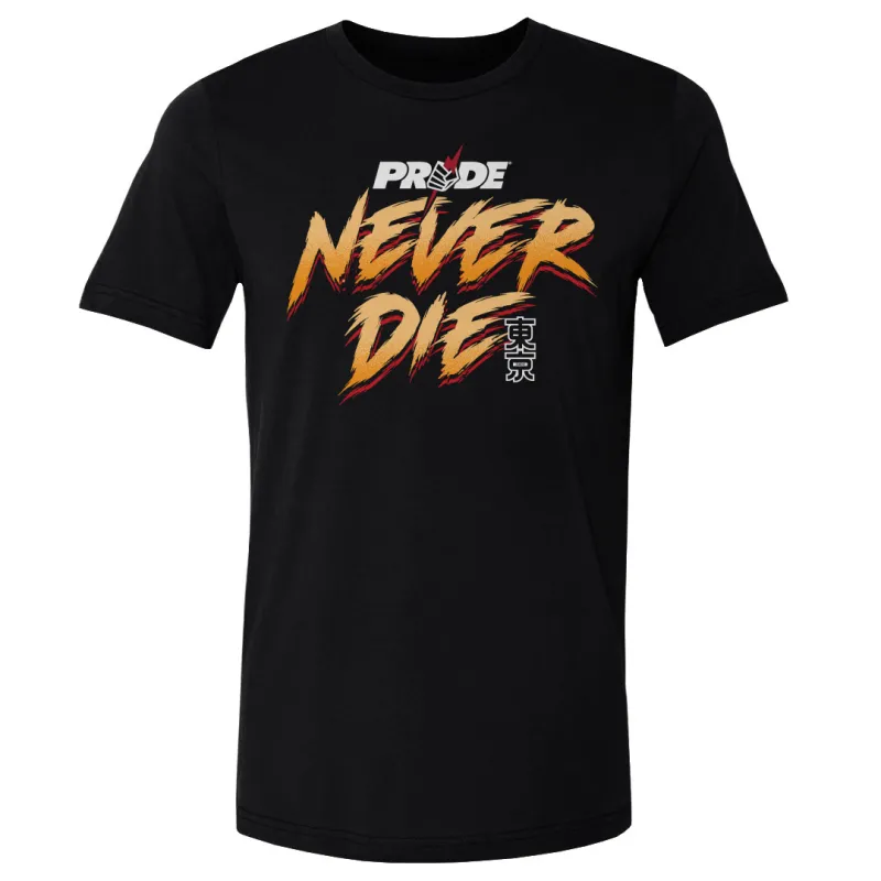 Men's 500 Level Black Pride Fighting Championship Never Die Type T-Shirt sold by UFC