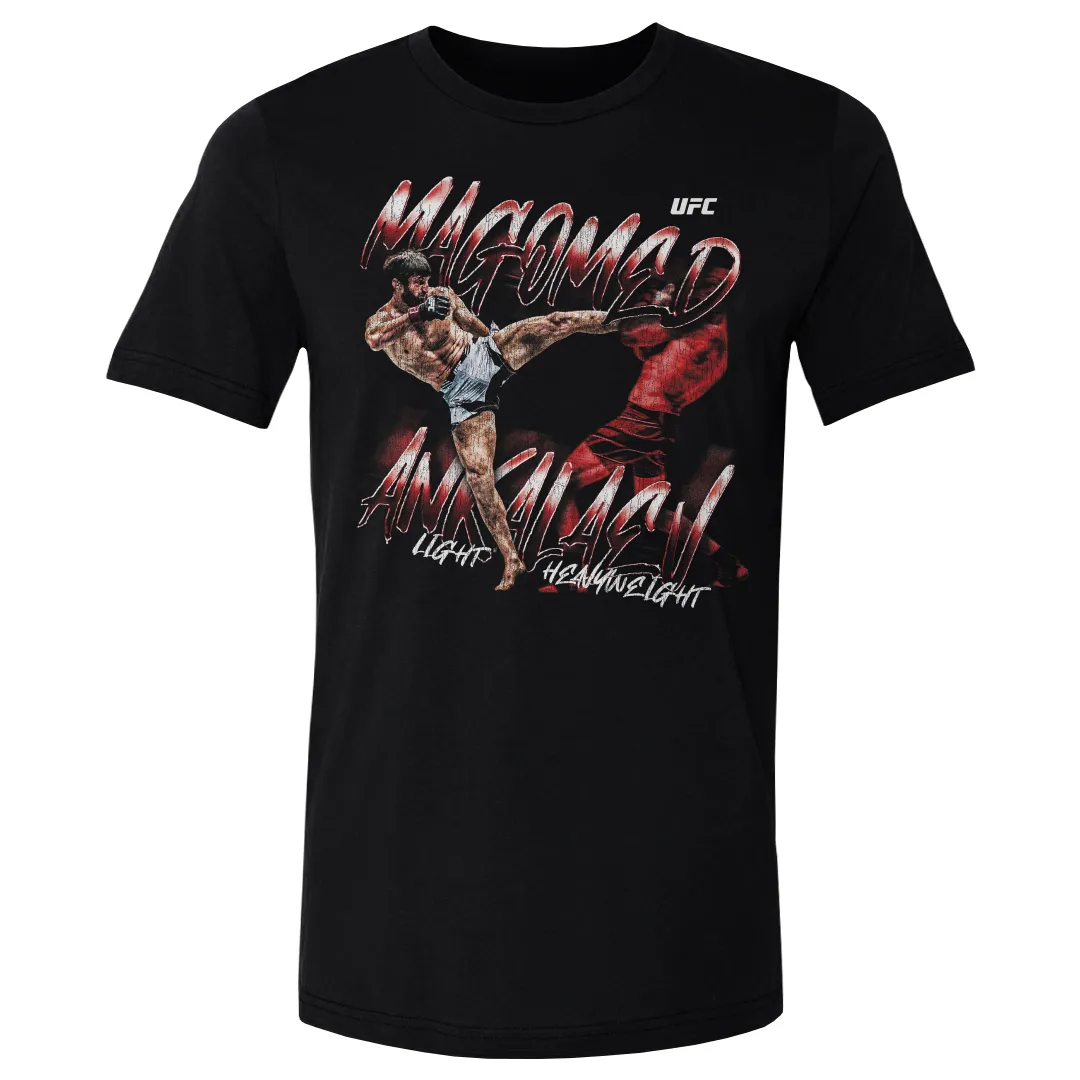 Men's Black Magomed Ankalaev Grunge T-Shirt sold by UFC