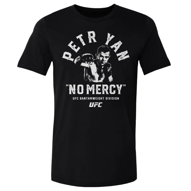 Men's 500 Level Black Petr Yan Retro T-Shirt sold by UFC