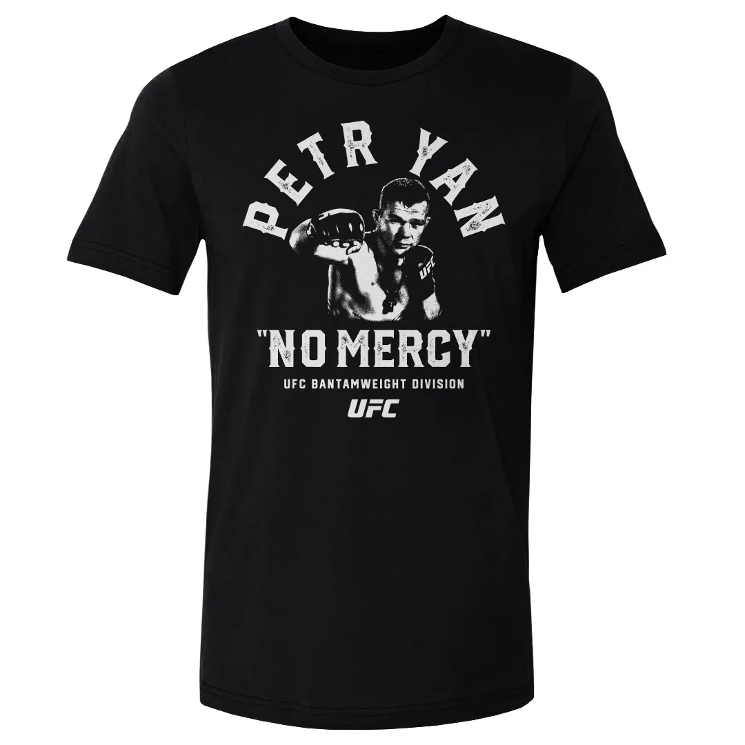 Men's 500 Level Black Petr Yan Retro T-Shirt sold by UFC