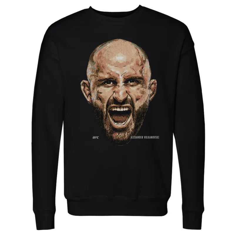 Men's 500 Level Black Alexander Volkanovski Pullover Sweatshirt sold by UFC
