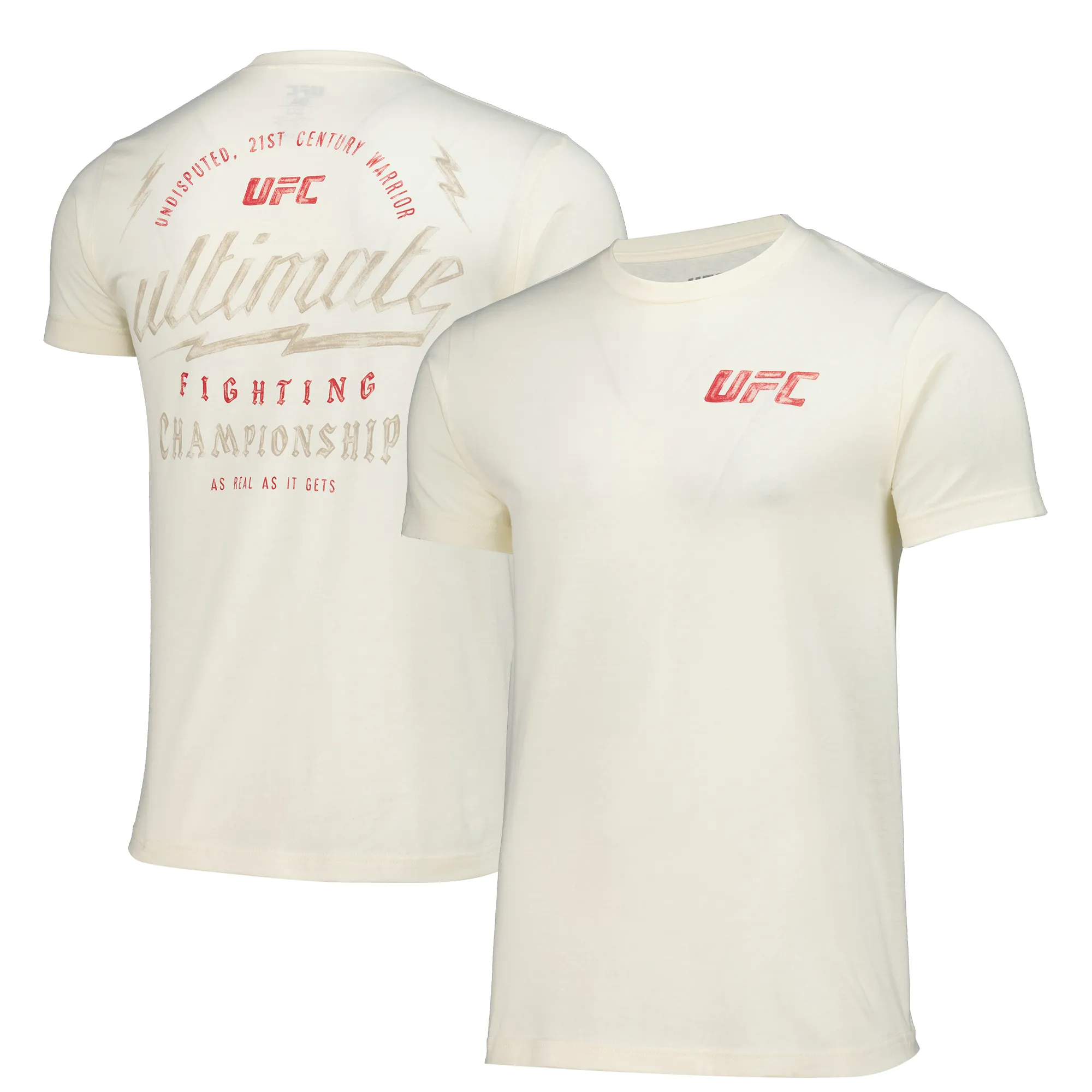 Men's UFC Cream Grit T-Shirt sold by UFC