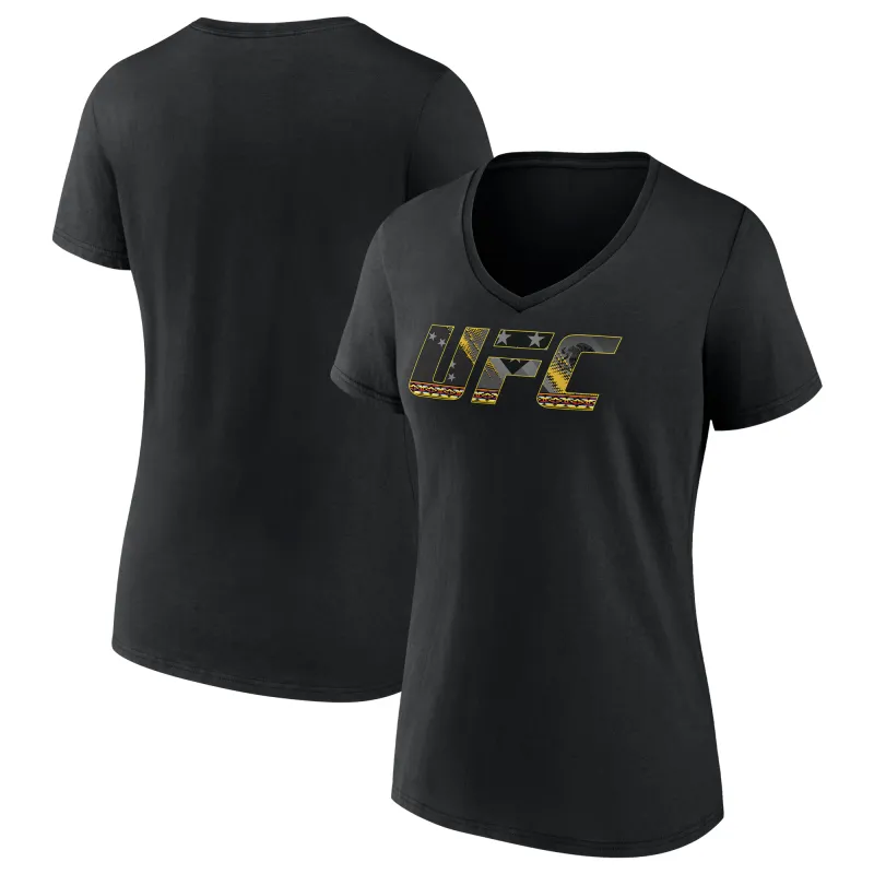 Women's Black Julianna Pena UFC Unrivaled V-Neck T-Shirt sold by UFC