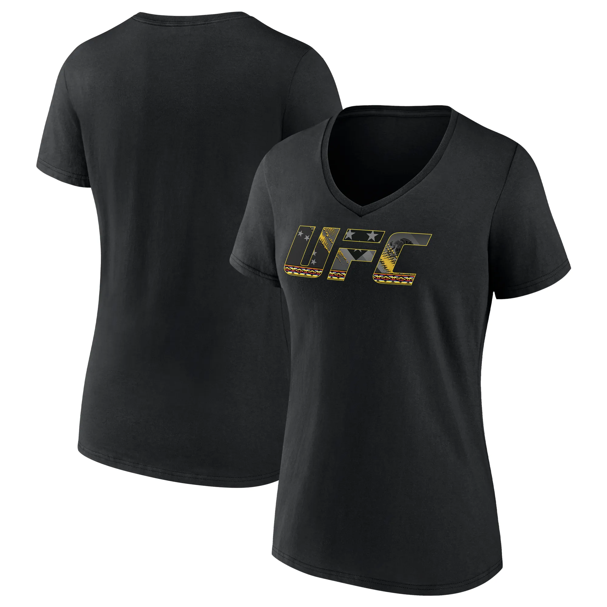 Women's Black Julianna Pena UFC Unrivaled V-Neck T-Shirt sold by UFC