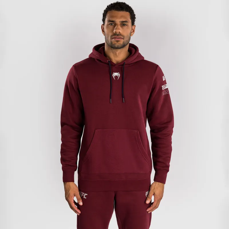 Men's UFC Zenith by Venum Maroon Authentic Fight Week Hoodie made by UFC
