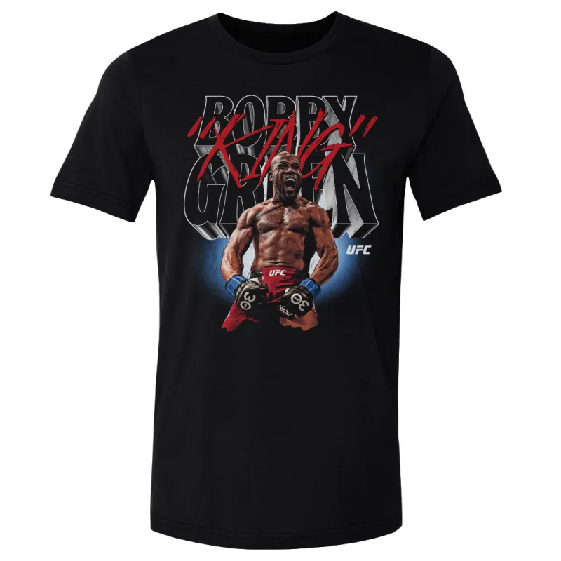 Men's 500 Level Black Bobby Green "King" T-Shirt sold by UFC