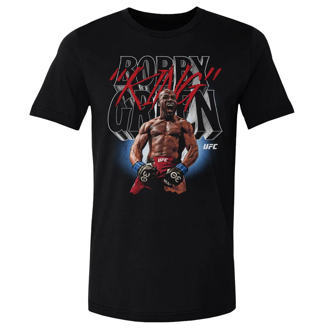 Men's 500 Level Black Bobby Green "King" T-Shirt sold by UFC