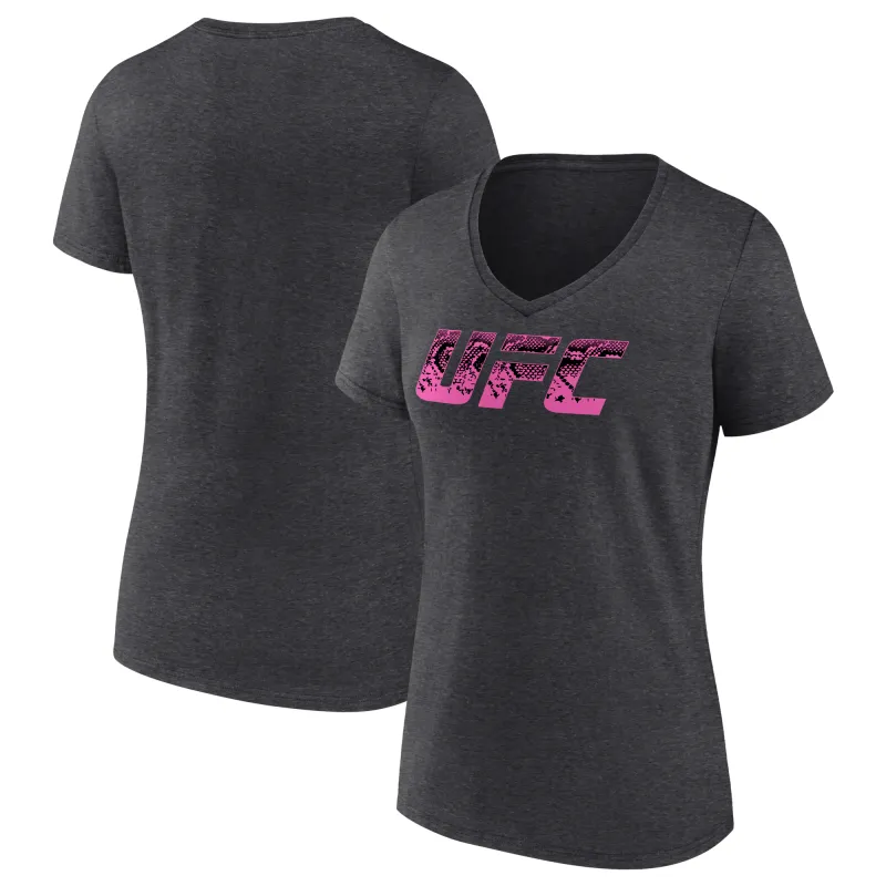 Women's Charcoal Sean O'Malley Unrivaled V-Neck T-Shirt sold by UFC