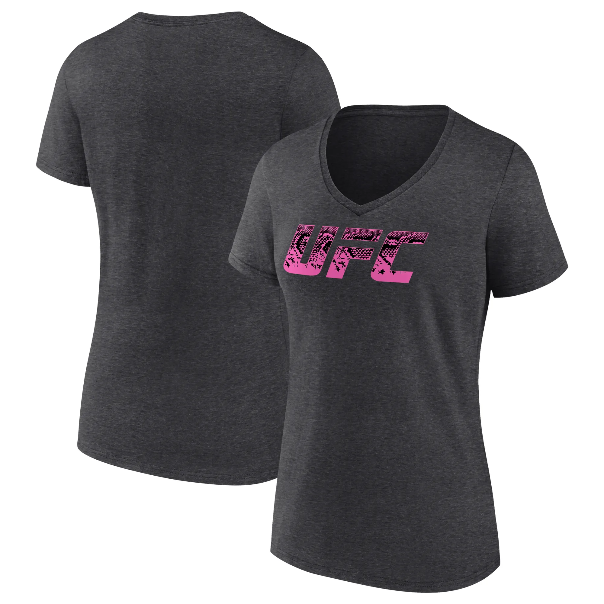 Women's Charcoal Sean O'Malley Unrivaled V-Neck T-Shirt sold by UFC