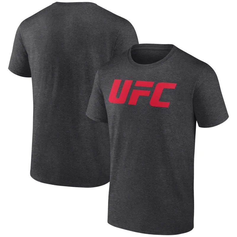 Men's Charcoal UFC Red Logo T-Shirt sold by UFC