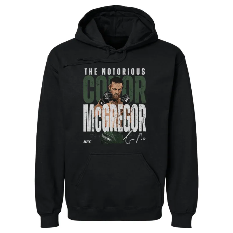 Men's 500 Level Heather Black Conor McGregor Pullover Hoodie made by 500 Level