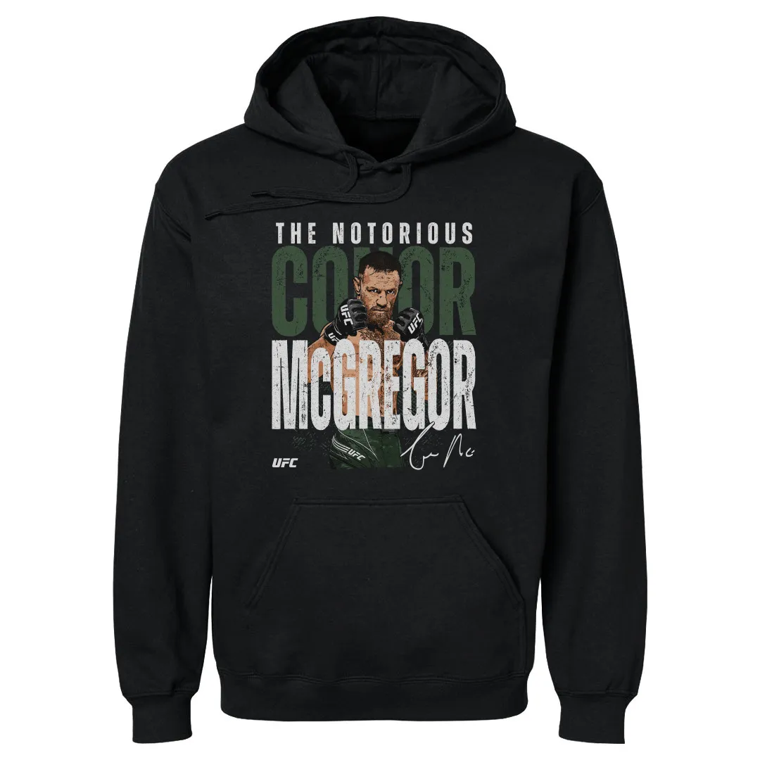 Men's 500 Level Heather Black Conor McGregor Pullover Hoodie sold by UFC
