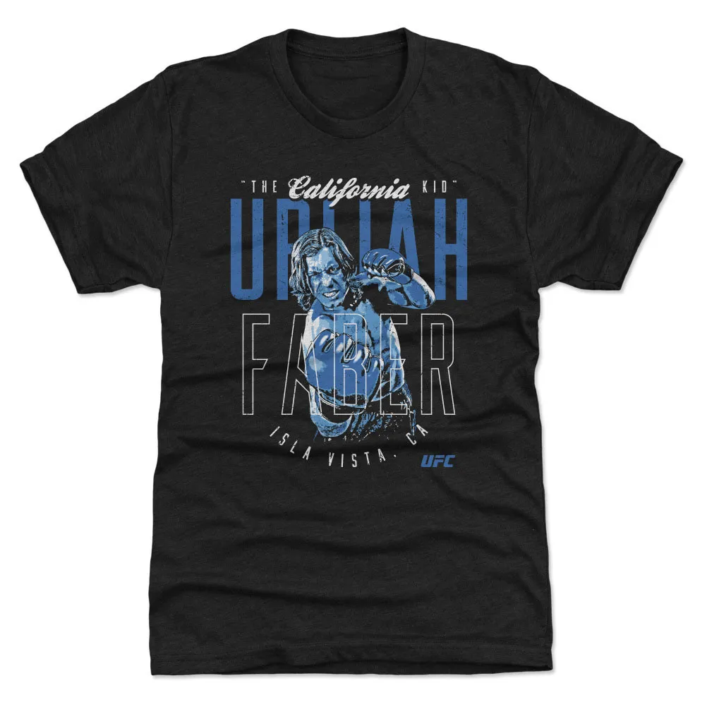 Men's 500 Level Heather Black Urijah Faber "The California Kid" Premium Tri-Blend T-Shirt sold by UFC
