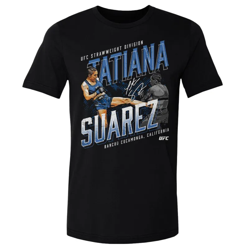 Men's UFC Black Tatiana Suarez Fighter Name T-Shirt sold by UFC