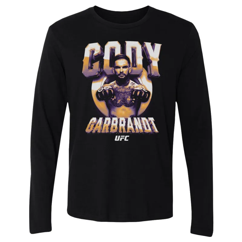 Men's 500 Level  Black Cody Garbrandt  Long Sleeve T-Shirt sold by UFC