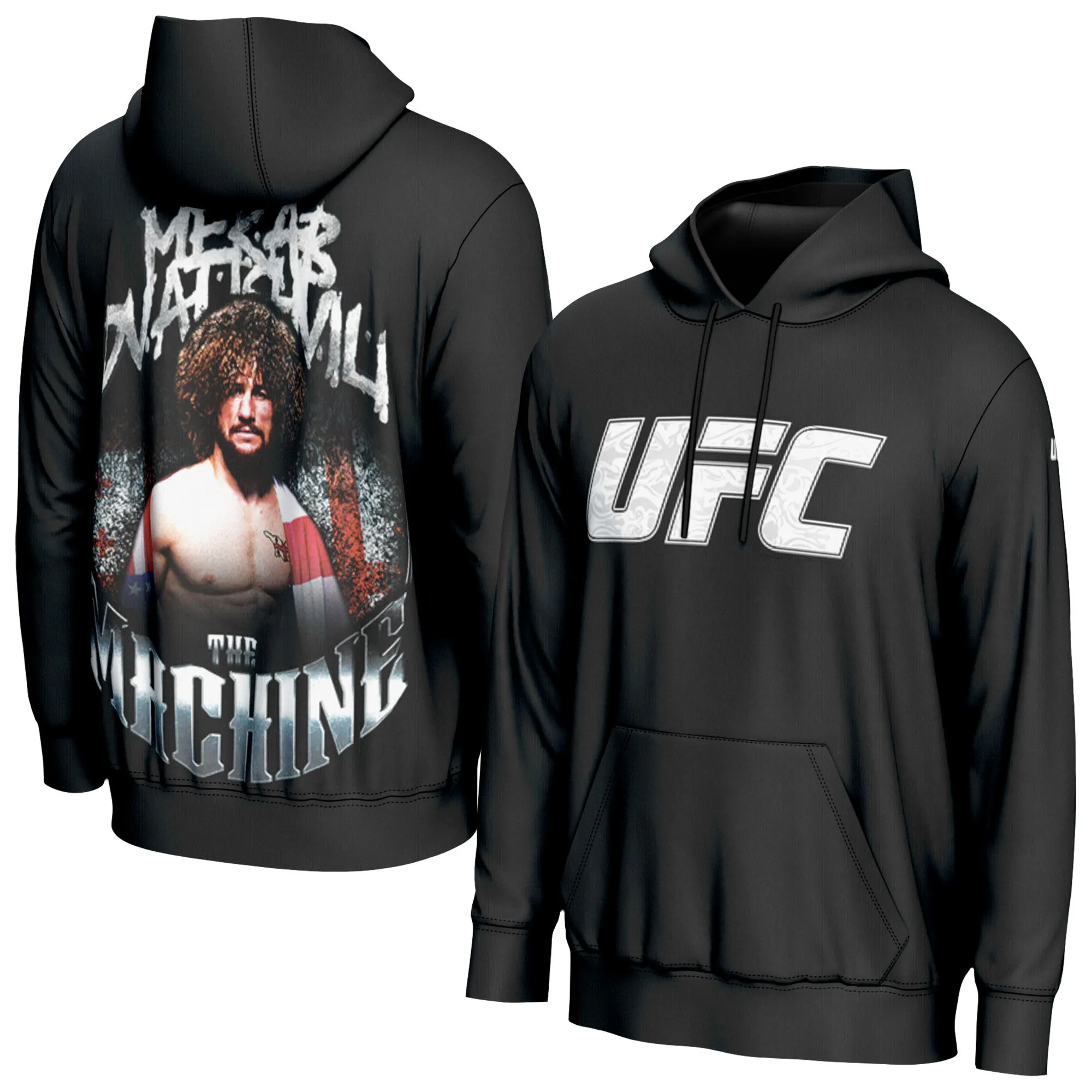 Men's ProSphere Black Merab Dvalishvili Hoodie sold by UFC