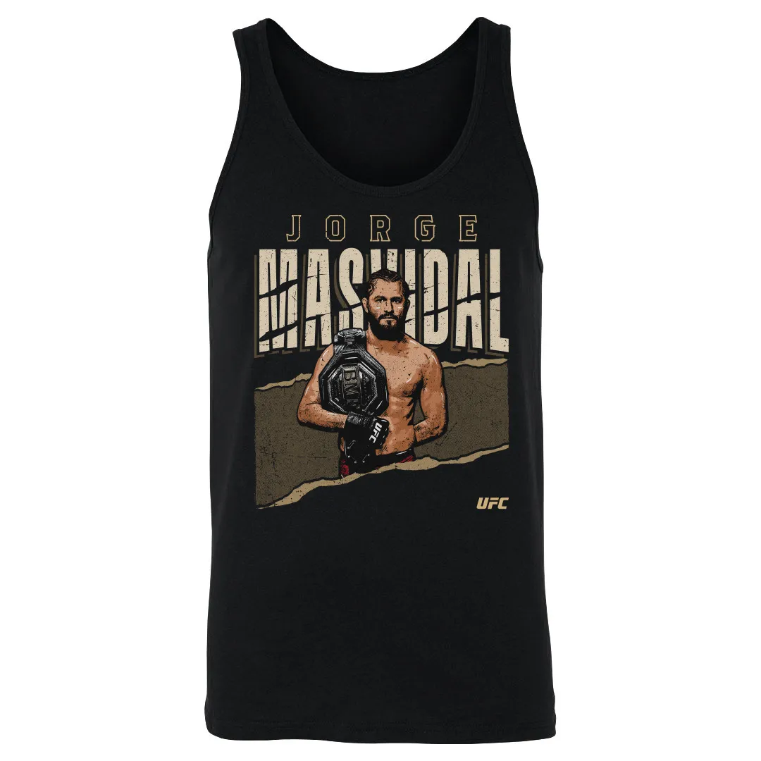 Men's Black Jorge Masvidal BMF Belt Tank Top sold by UFC
