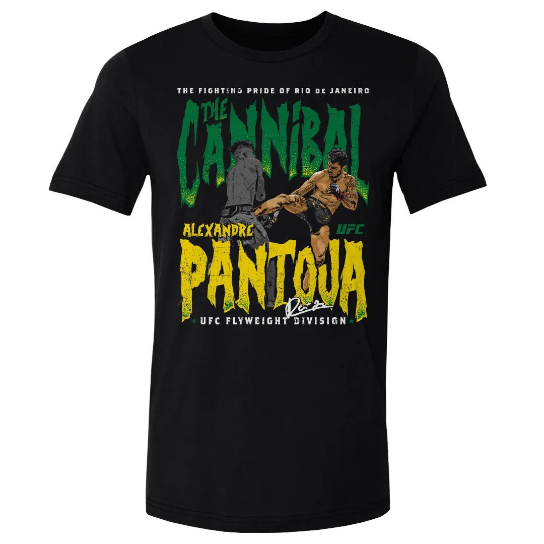 Men's 500 Level Black Alexandre Pantoja T-Shirt sold by UFC