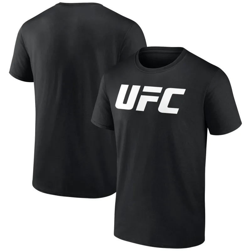 Men's Black UFC White Logo T-Shirt sold by UFC