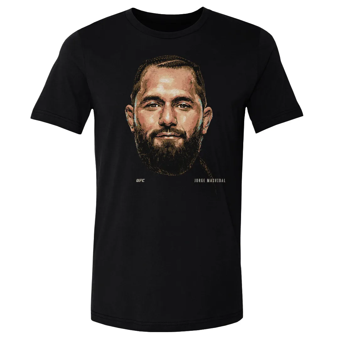 Men's Black Jorge Masvidal Portrait T-Shirt sold by UFC