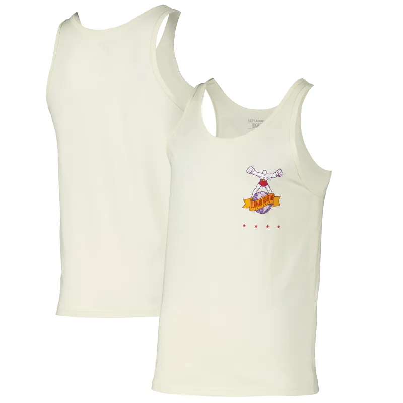 Men's UFC Cream Ulti-Man Tank Top sold by UFC