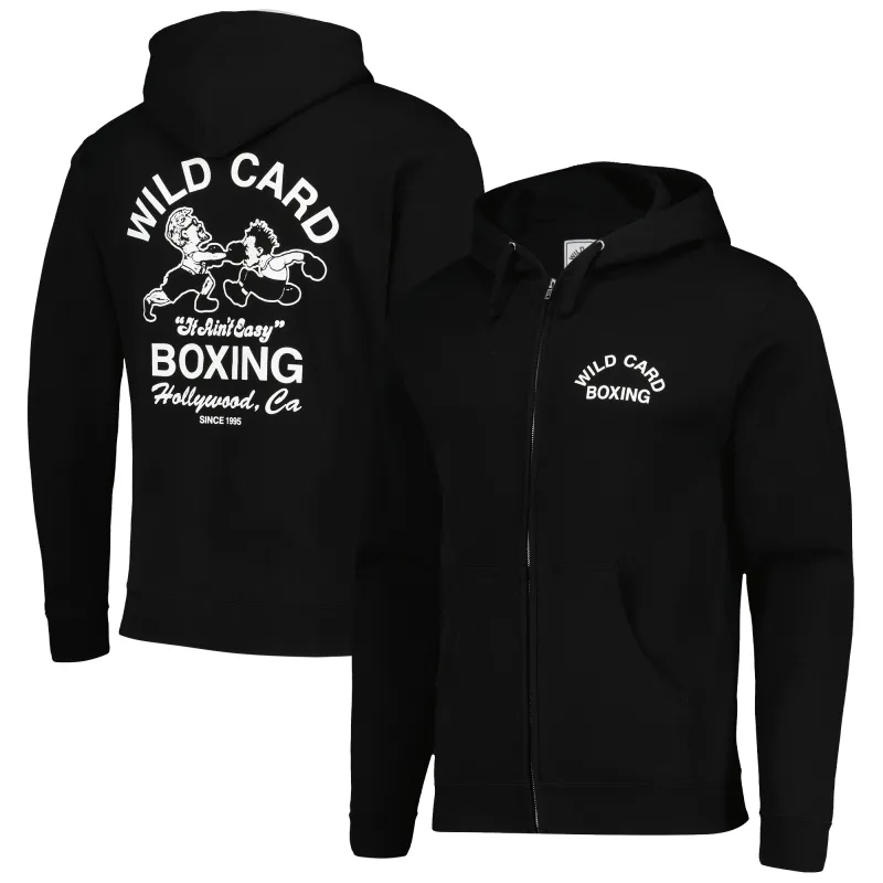 Wild Card Boxing Black Full-Zip Hoodie sold by UFC