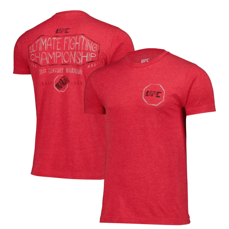 Men's UFC Red 21st Century Warrior T-Shirt sold by UFC