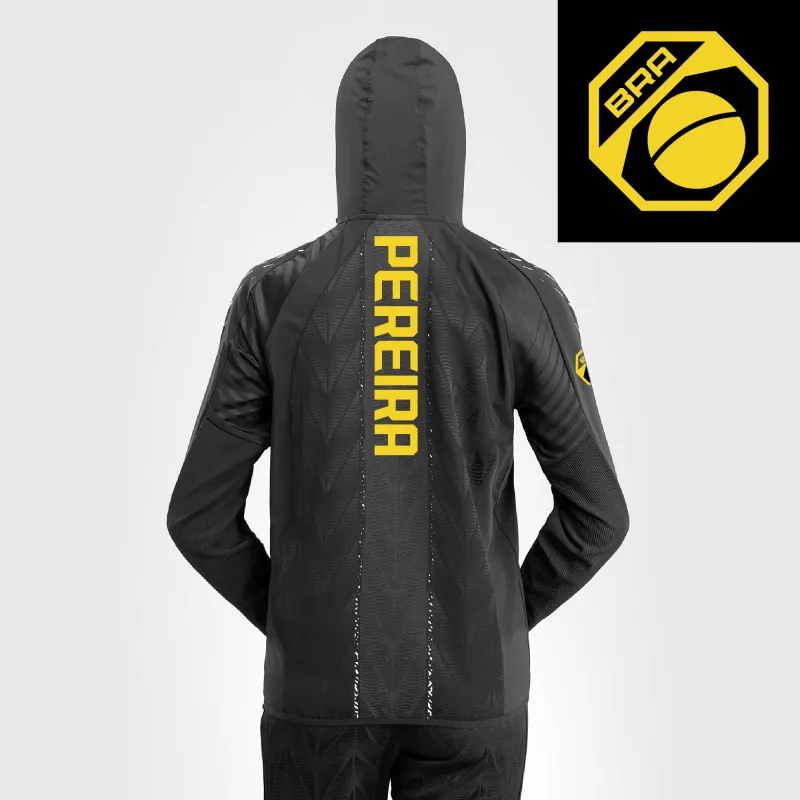 Women's UFC Zenith by Venum Black Alex Pereira Authentic Fight Night Full-Zip Walkout Hoodie sold by UFC
