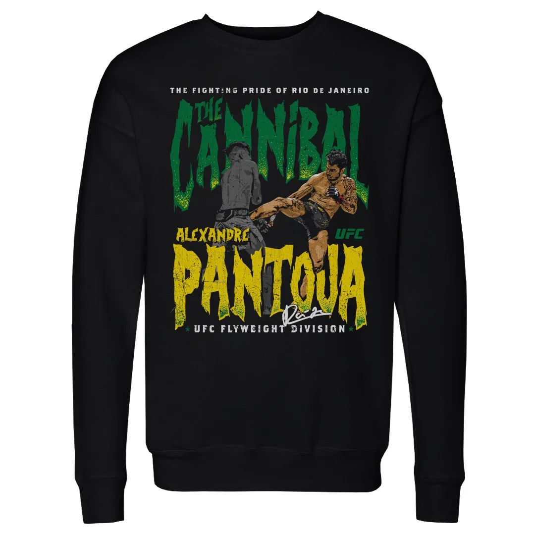Men's 500 Level Black Alexandre Pantoja Pullover Sweatshirt sold by UFC