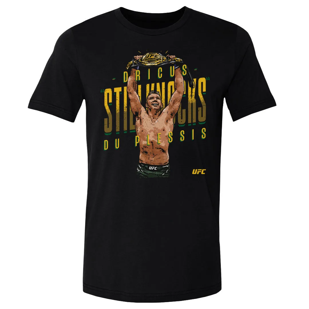 Men's 500 Level Black Dricus Du Plessis "Stillknocks" T-Shirt sold by UFC