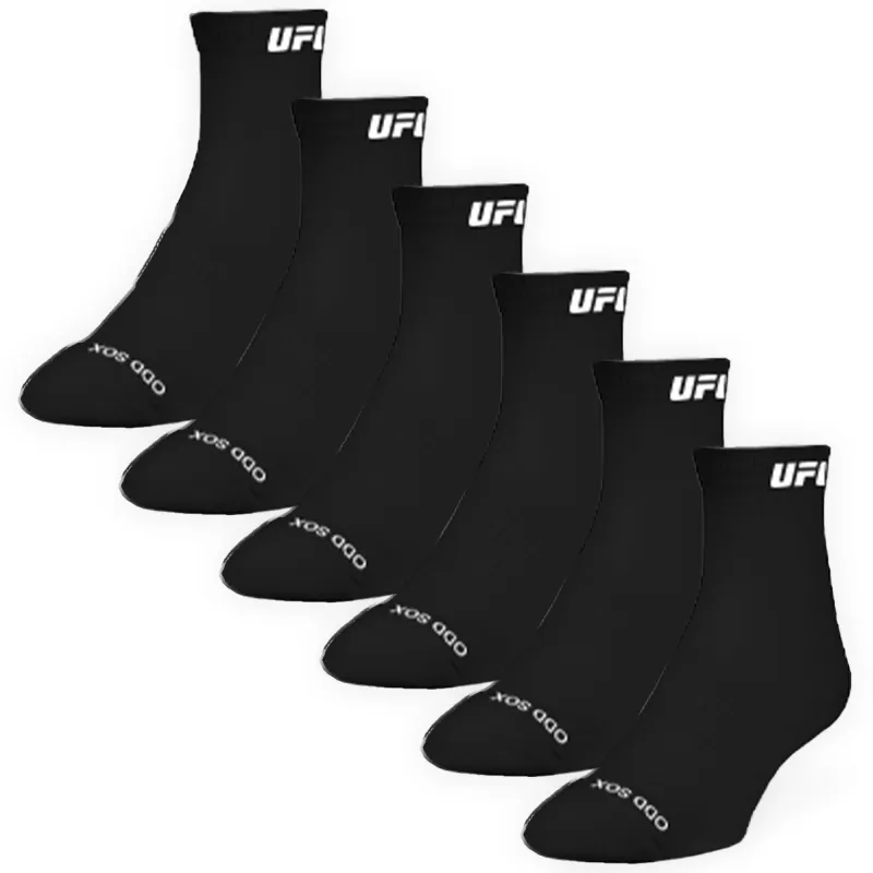 Odd Sox UFC 6-Pack Basix Quarter-Length Socks sold by UFC