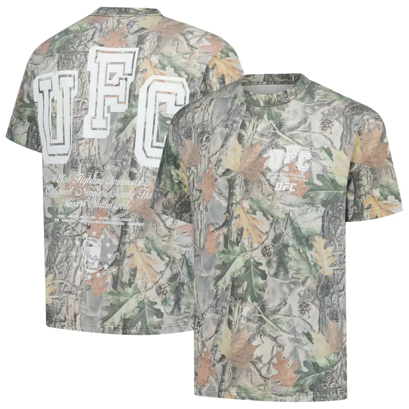 Men's Camo UFC Collegiate Point Boxy T-Shirt sold by UFC