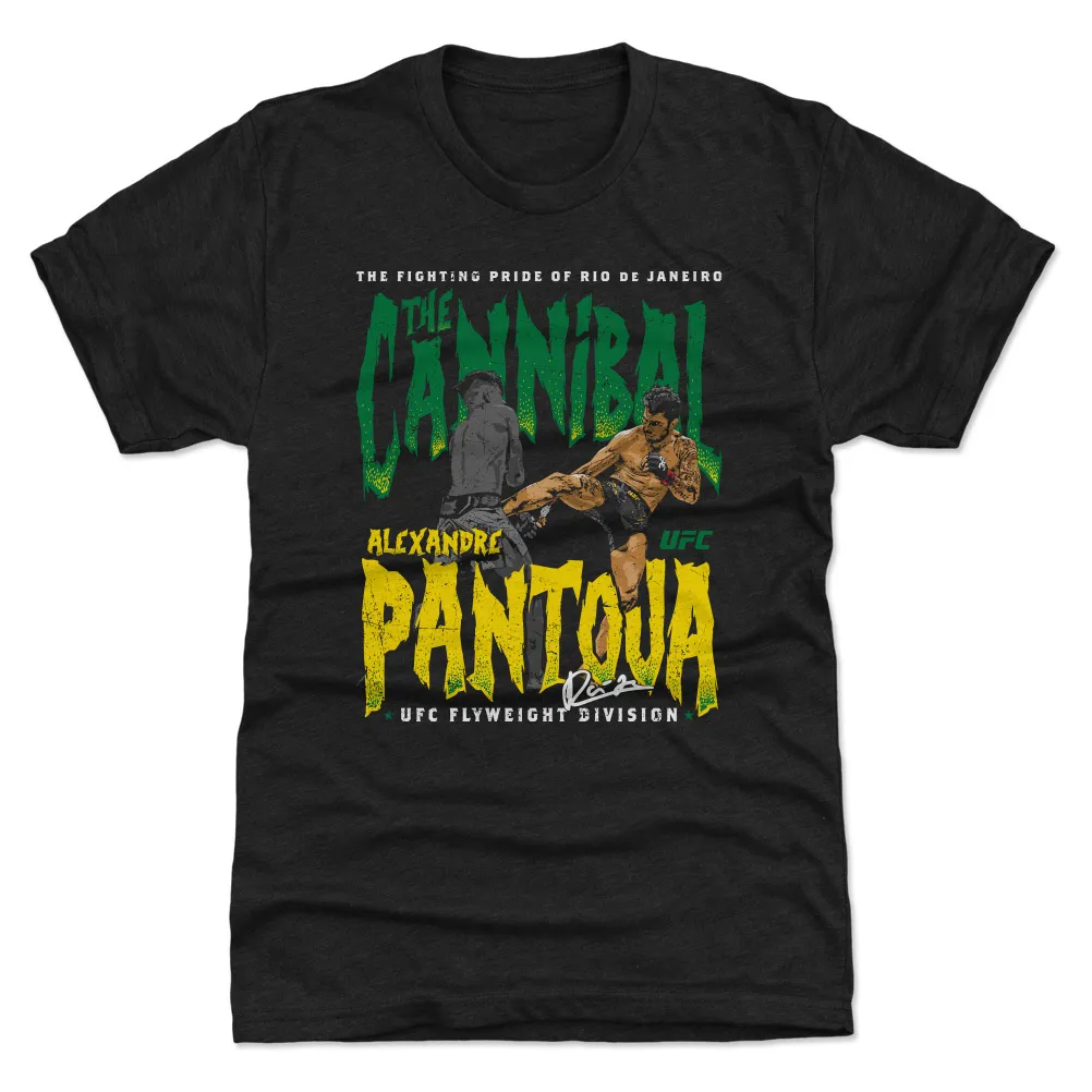 Men's 500 Level Heather Black Alexandre Pantoja Tri-Blend T-Shirt sold by UFC