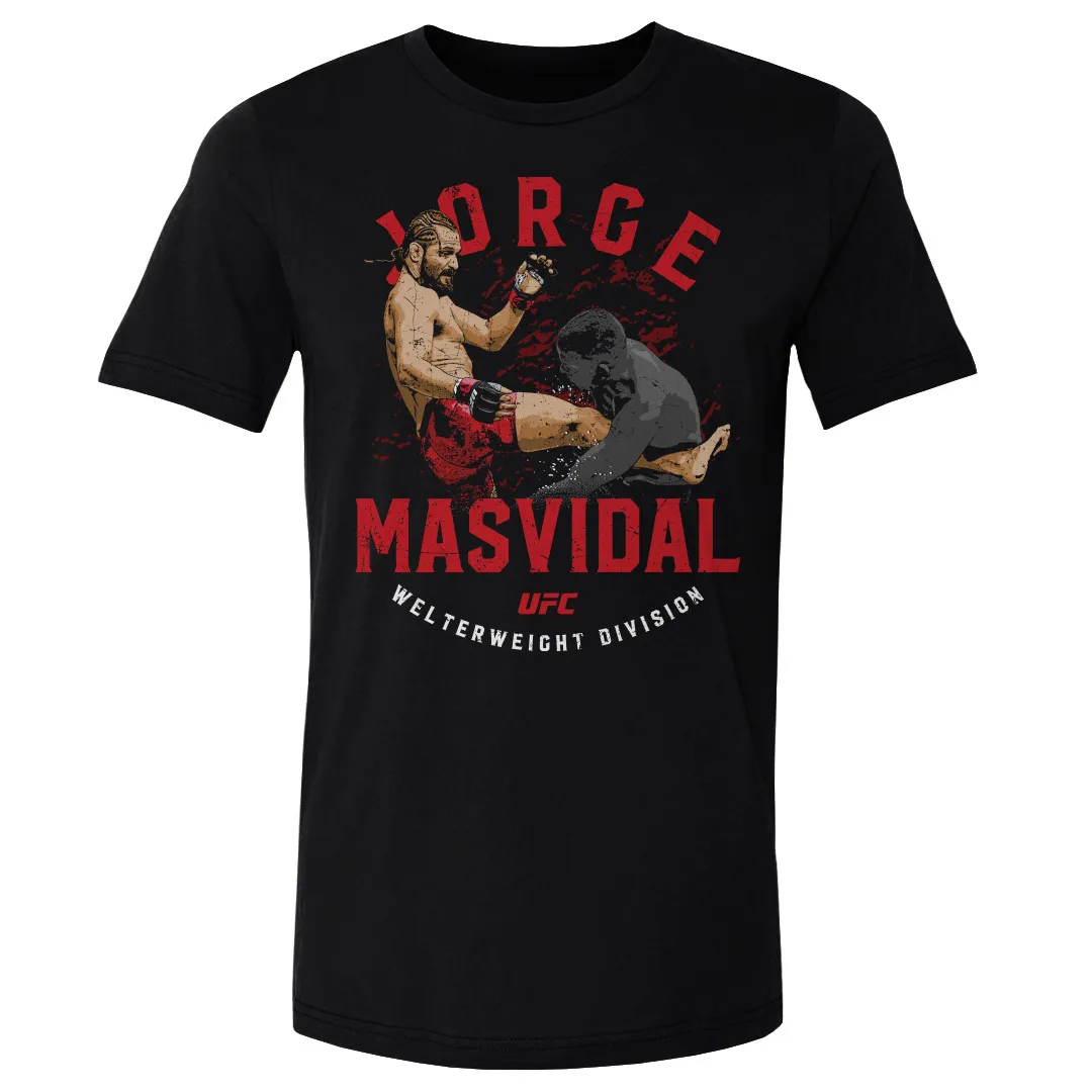 Men's Black Jorge Masvidal Body Kick T-Shirt sold by UFC