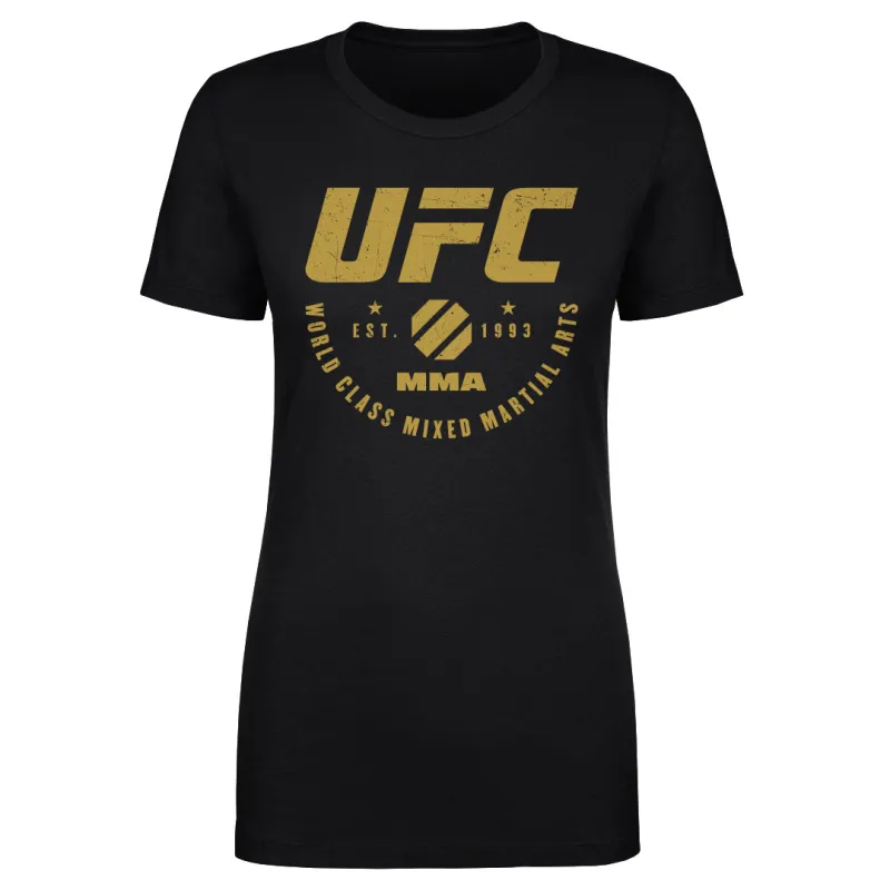 Women's Black UFC World Class MMA T-Shirt sold by UFC
