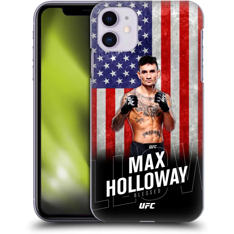 Max Holloway U.S. Flag Hard Shell iPhone Case sold by UFC