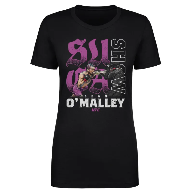 Women's 500 Level  Black Sean O'Malley Suga Show T-Shirt sold by UFC