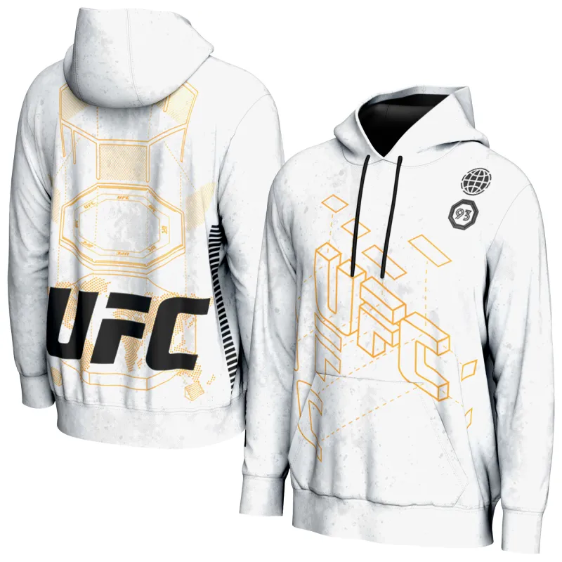 Men's ProSphere White UFC Fight Hoodie sold by UFC