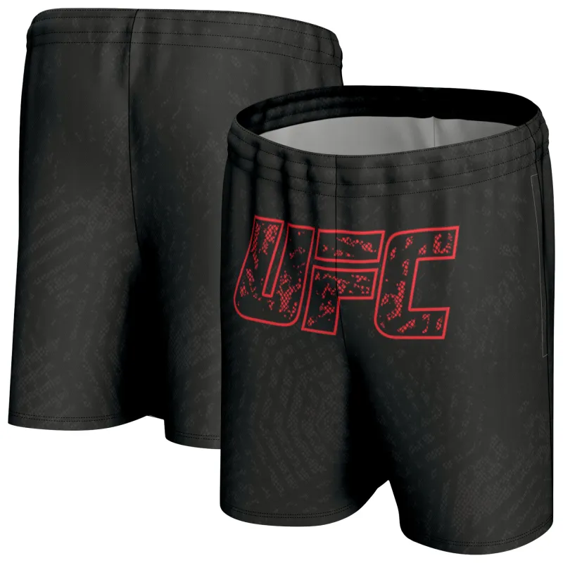 Men's ProSphere Black UFC Camo Shorts made by UFC