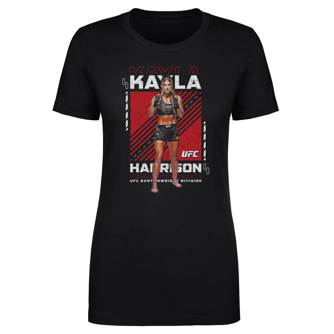 Women's 500 Level Black Kayla Harrison Pose T-Shirt sold by UFC