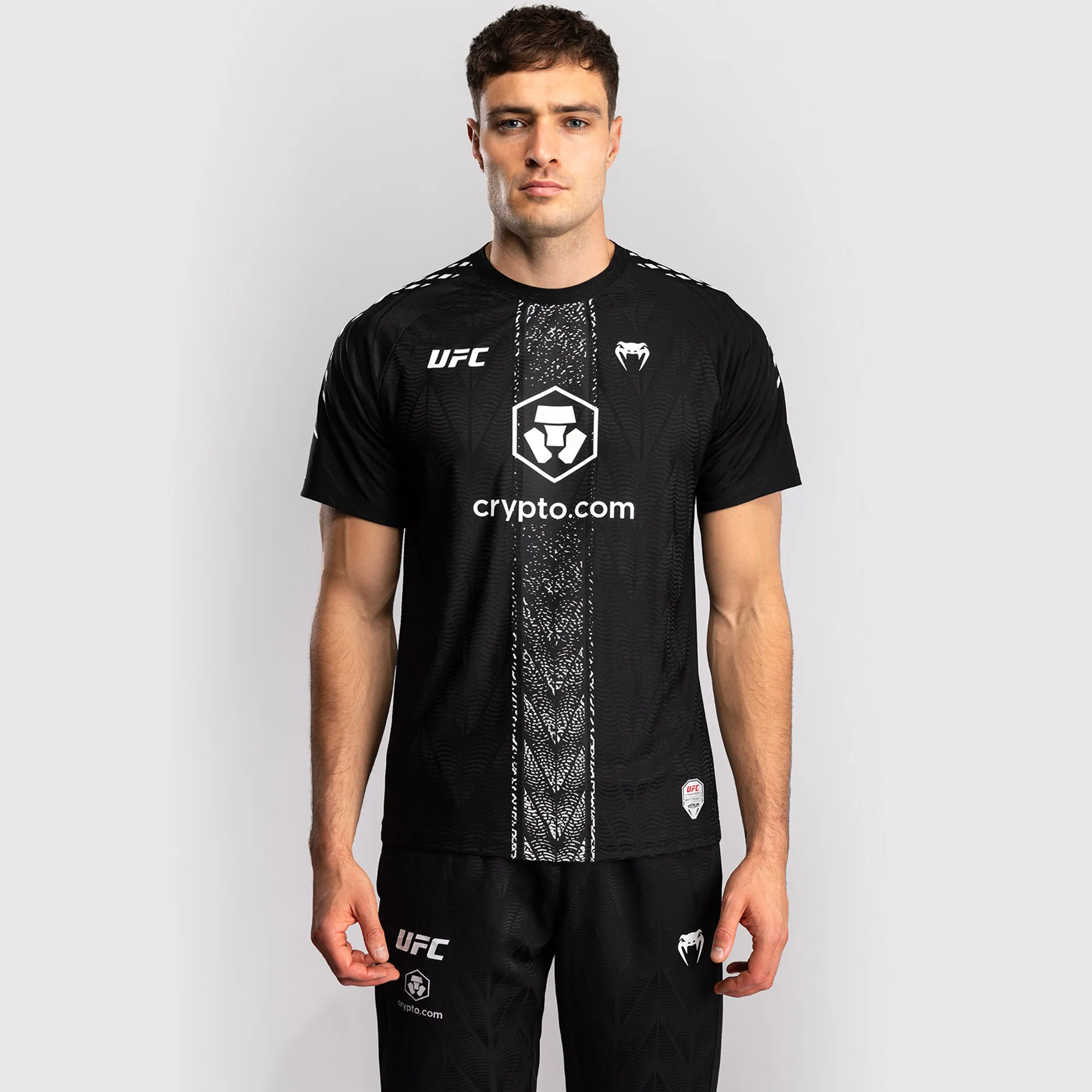 Men's UFC Zenith by Venum Black Authentic Fight Night Walkout Jersey sold by UFC