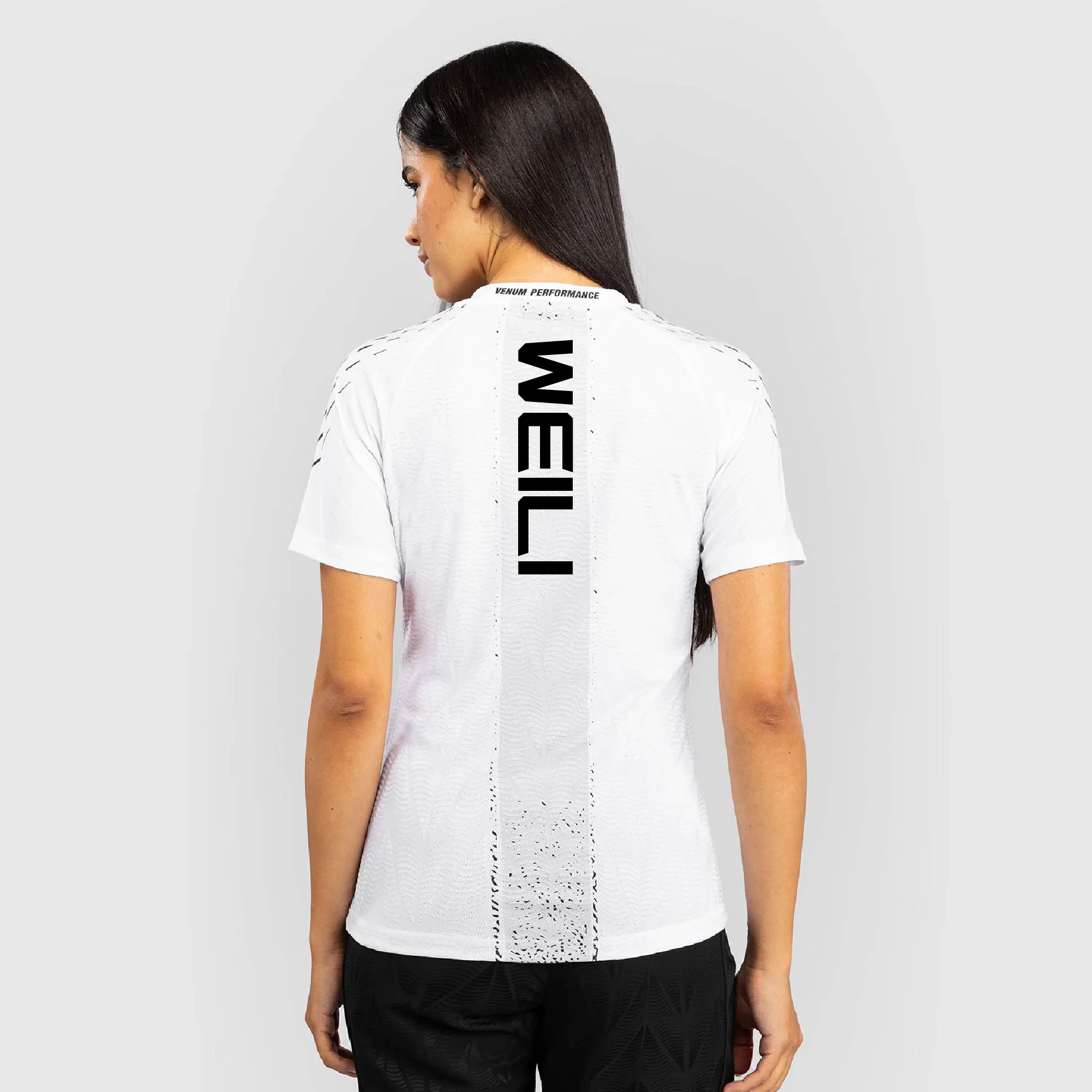Women's UFC Zenith by Venum White Zhang Weili Authentic Fight Night Walkout Jersey sold by UFC