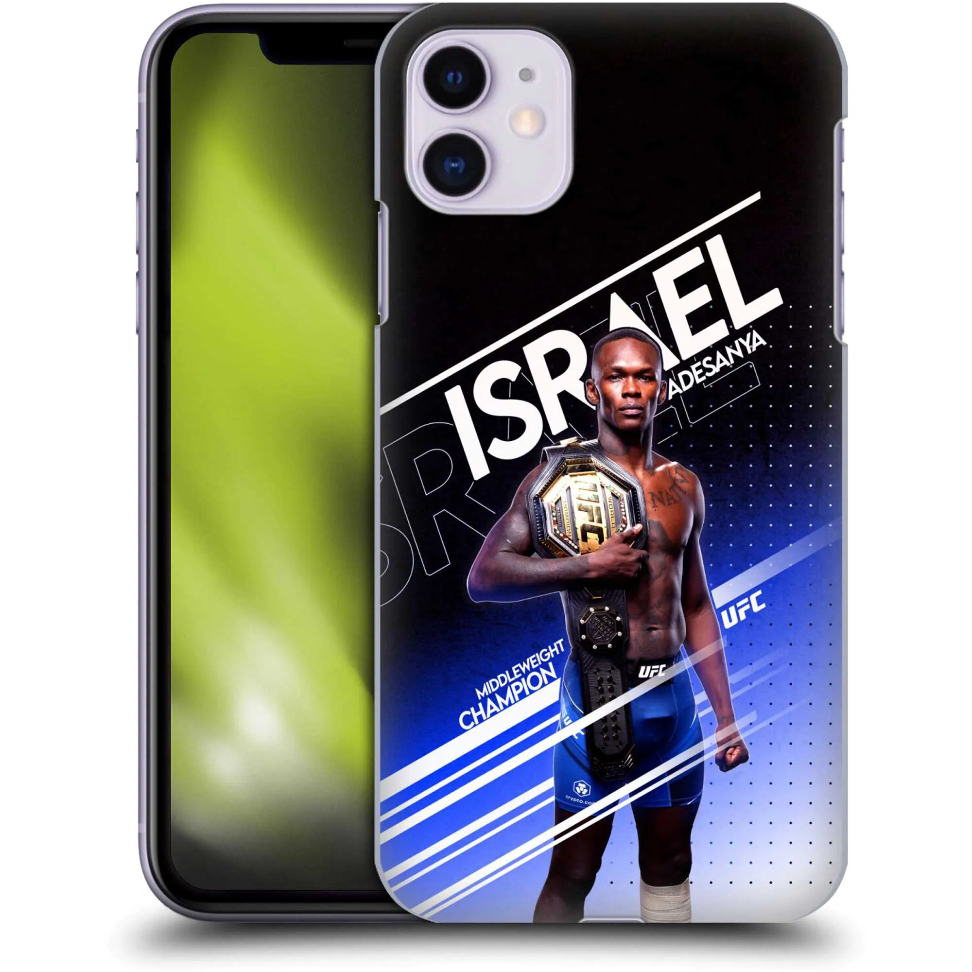 Israel Adesanya Middleweight Hard Shell iPhone Case sold by UFC