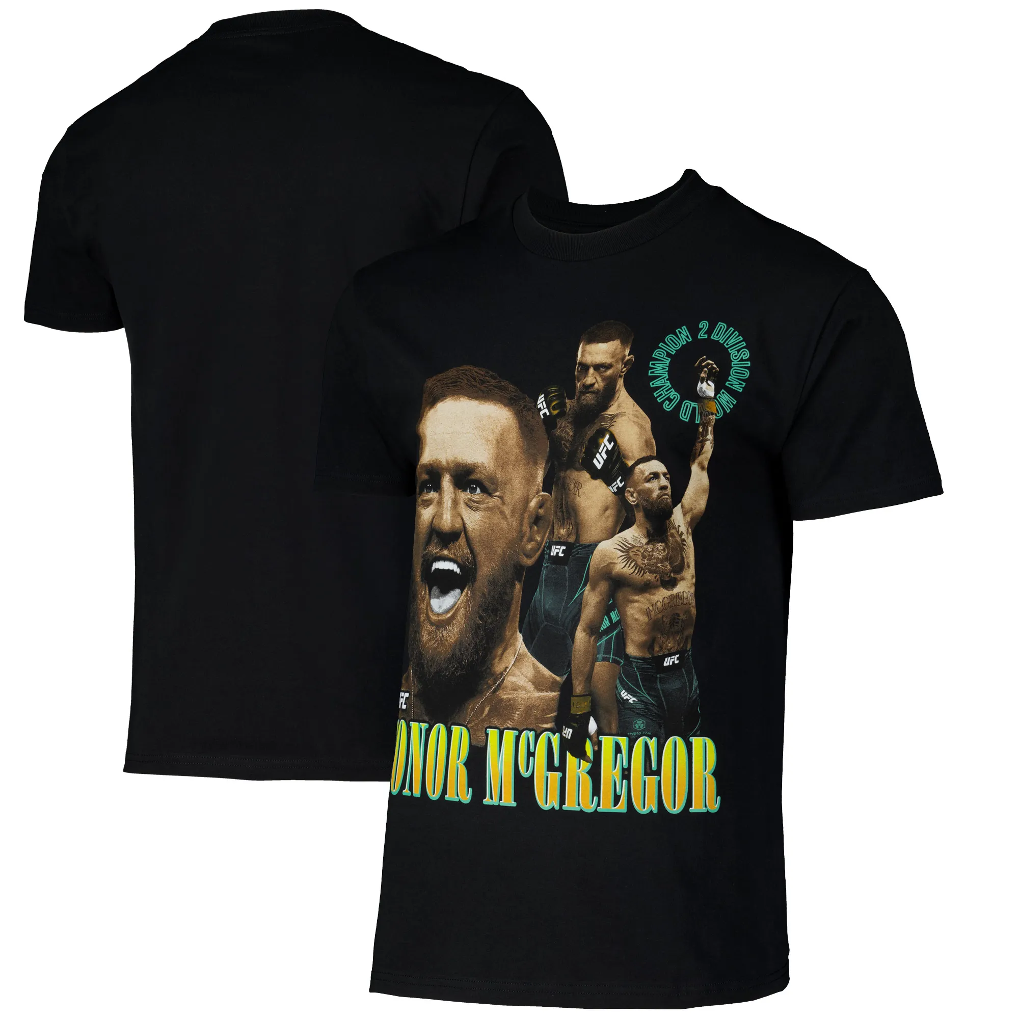 Men's UFC Black Conor McGregor Time T-Shirt sold by UFC